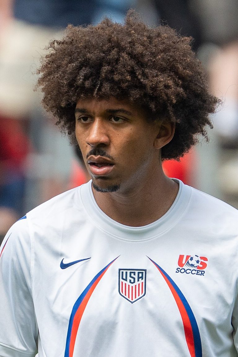 Chris Richards with the USMNT during the 2026 World Cup