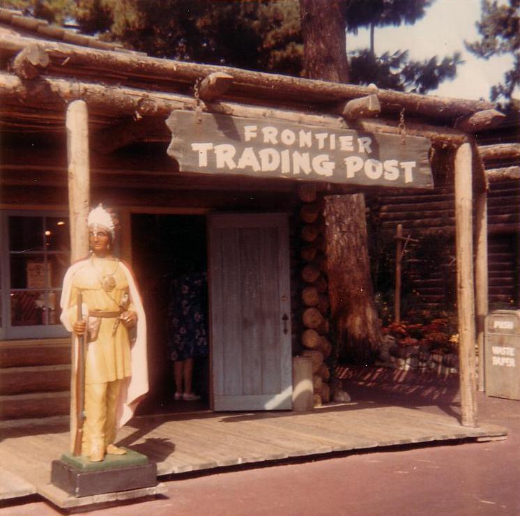Frontier Trading Post at Disneyland in 1985.