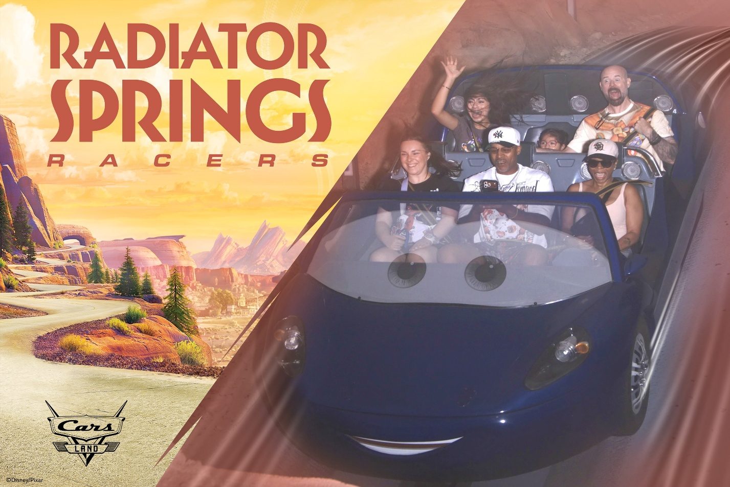 Radiator Springs Racers ride photo.