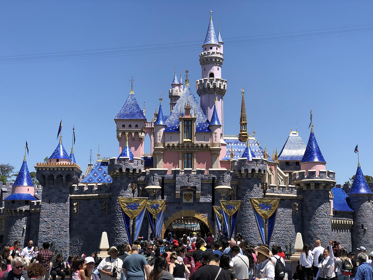 Sleeping Beauty Castle at Disneyland.